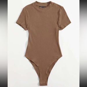 Brand New Tan Bodysuit